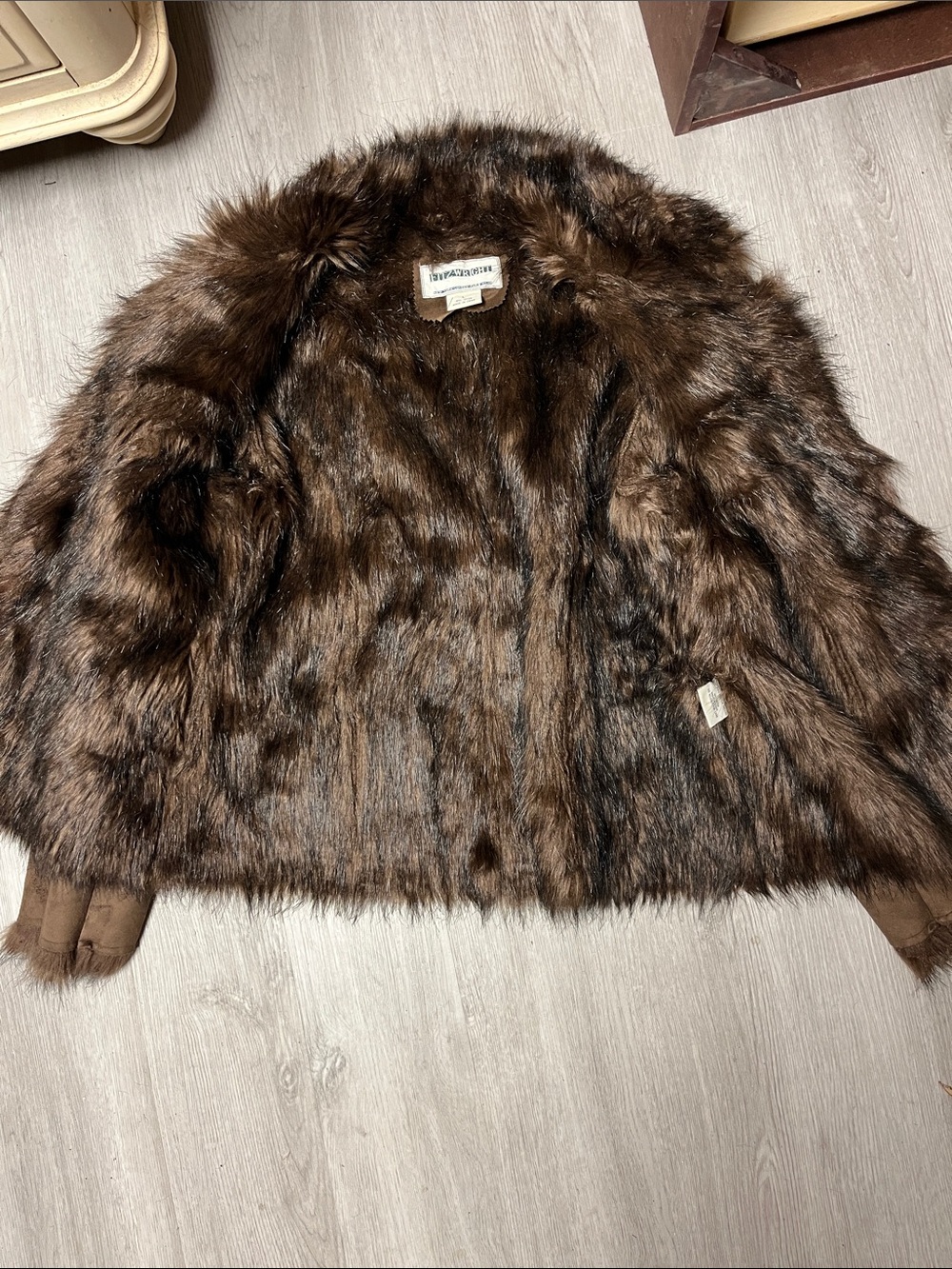 Faux Fur Brown Jacket